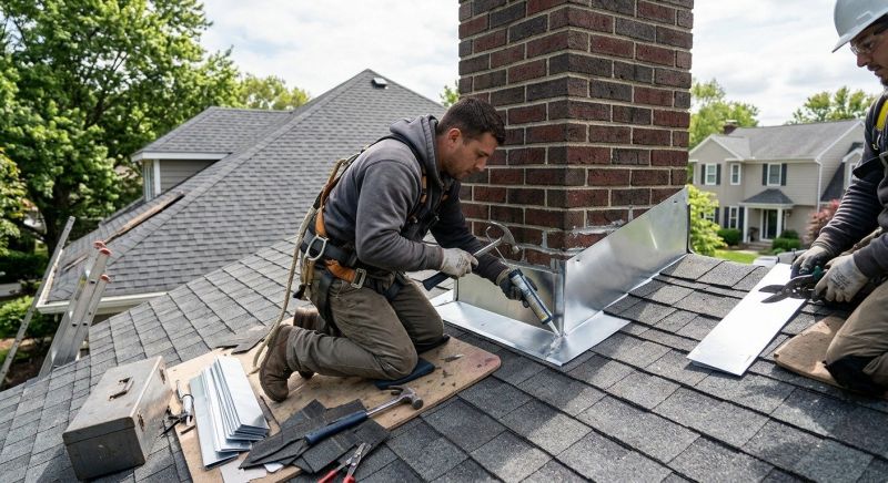 Cost of Roof Flashing Service in Lititz, PA